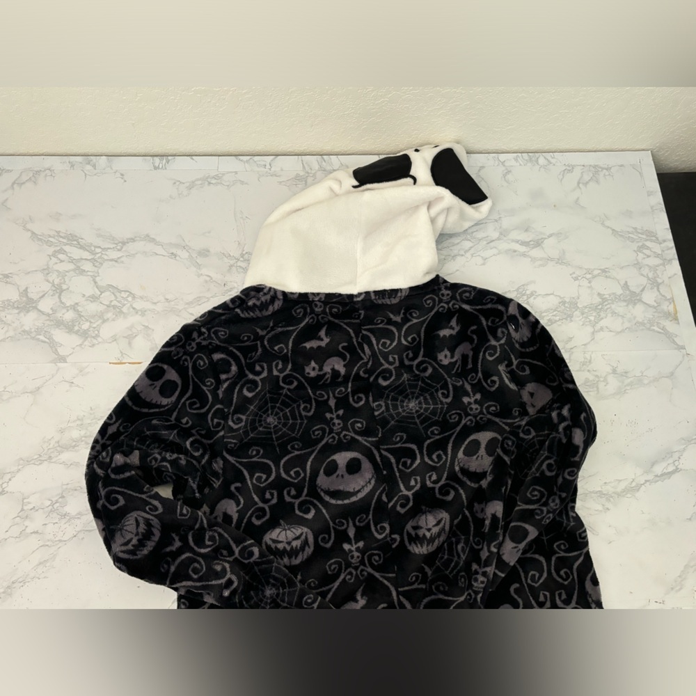The Nightmare Before Christmas Jack Skellington One Piece Womens M Hooded - Picture 5 of 6